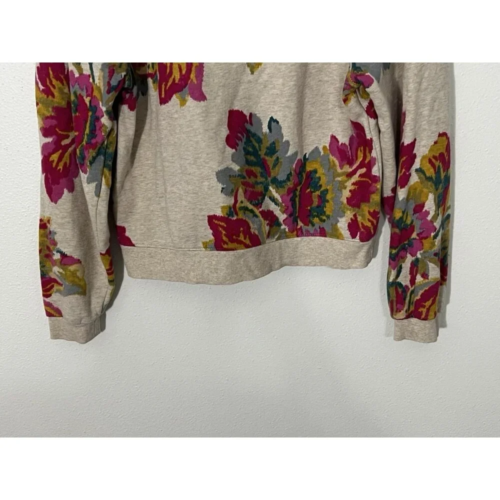 Anthropologie Saturday Sunday Edita Floral Crewneck Sweatshirt Size Small - Picture 8 of 15